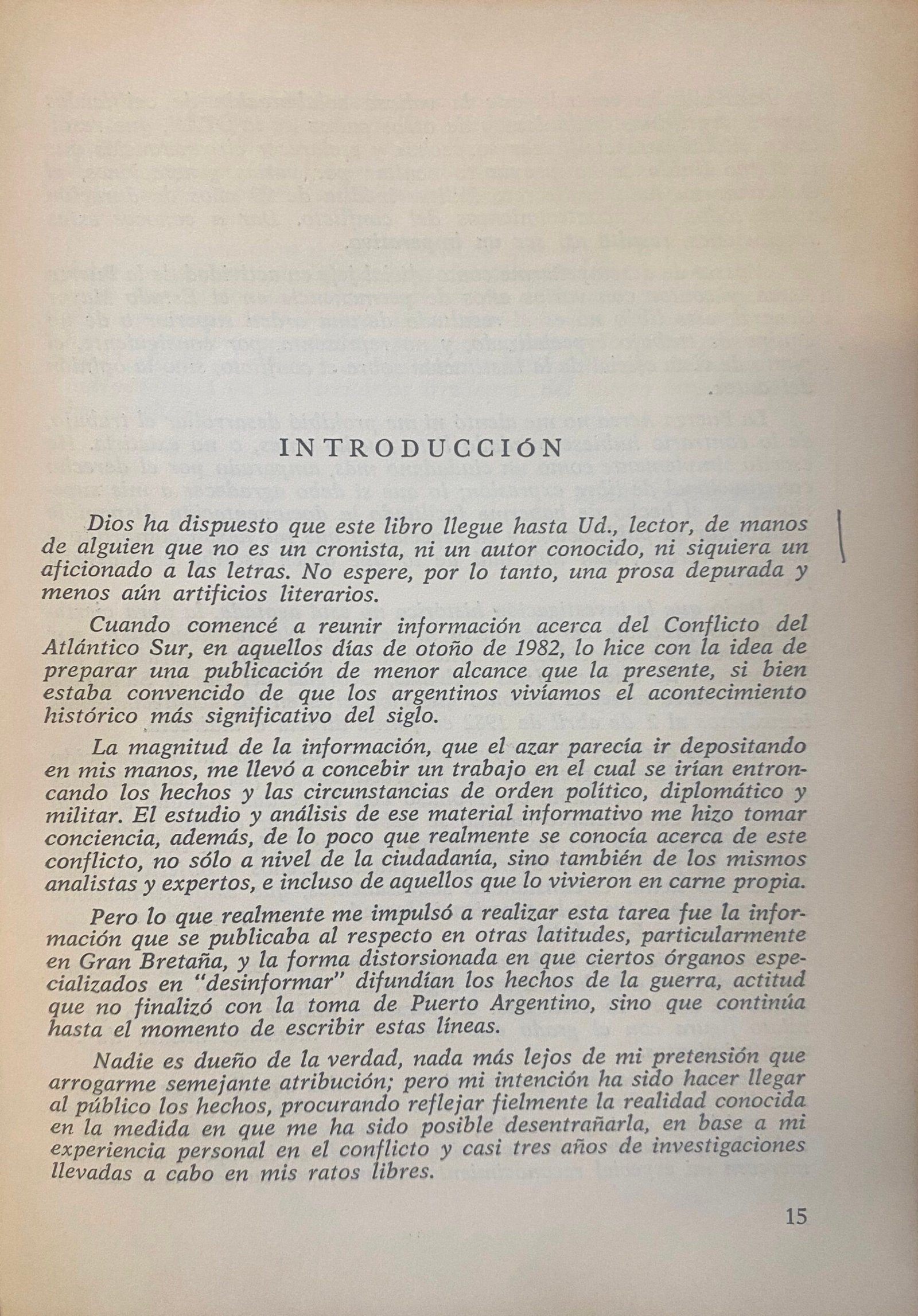 Historia Del Conflicto Del Atlántico Sur (La Guerra Inaudita)