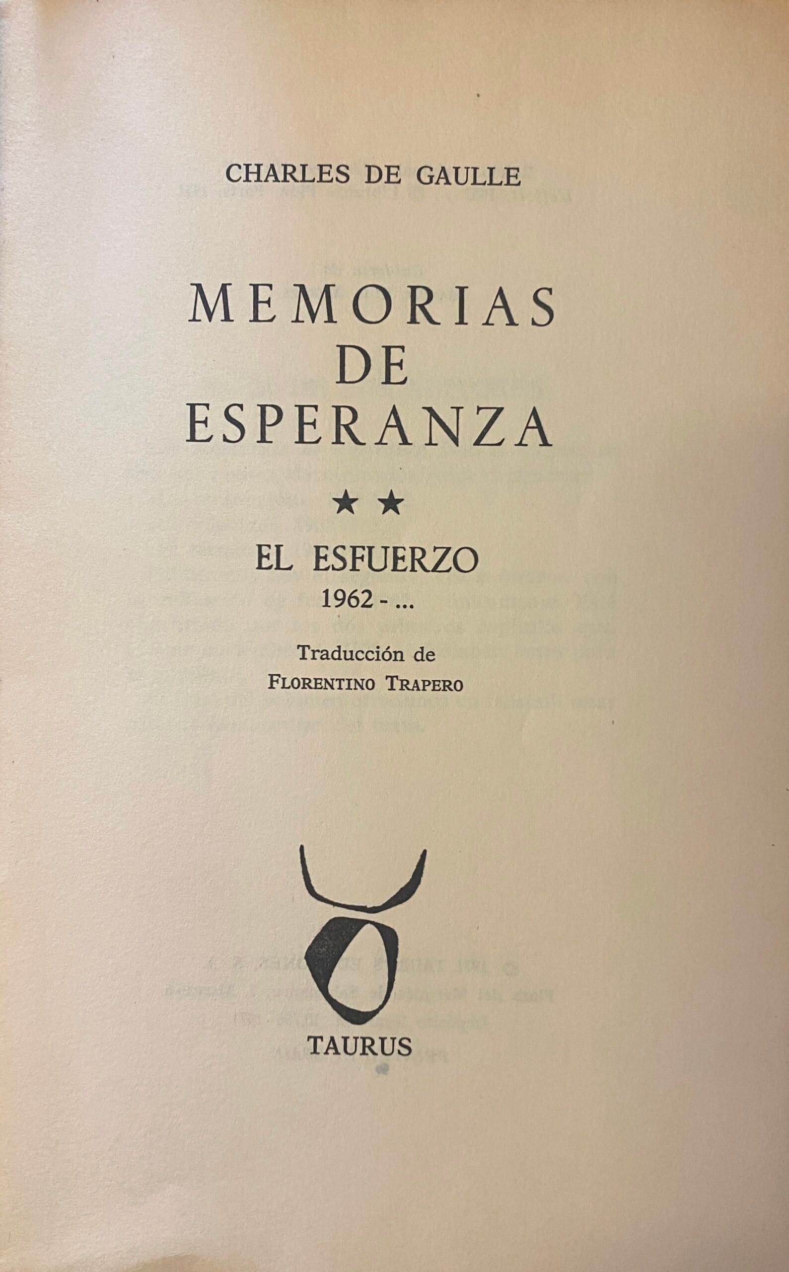 Memorias De Esperanza