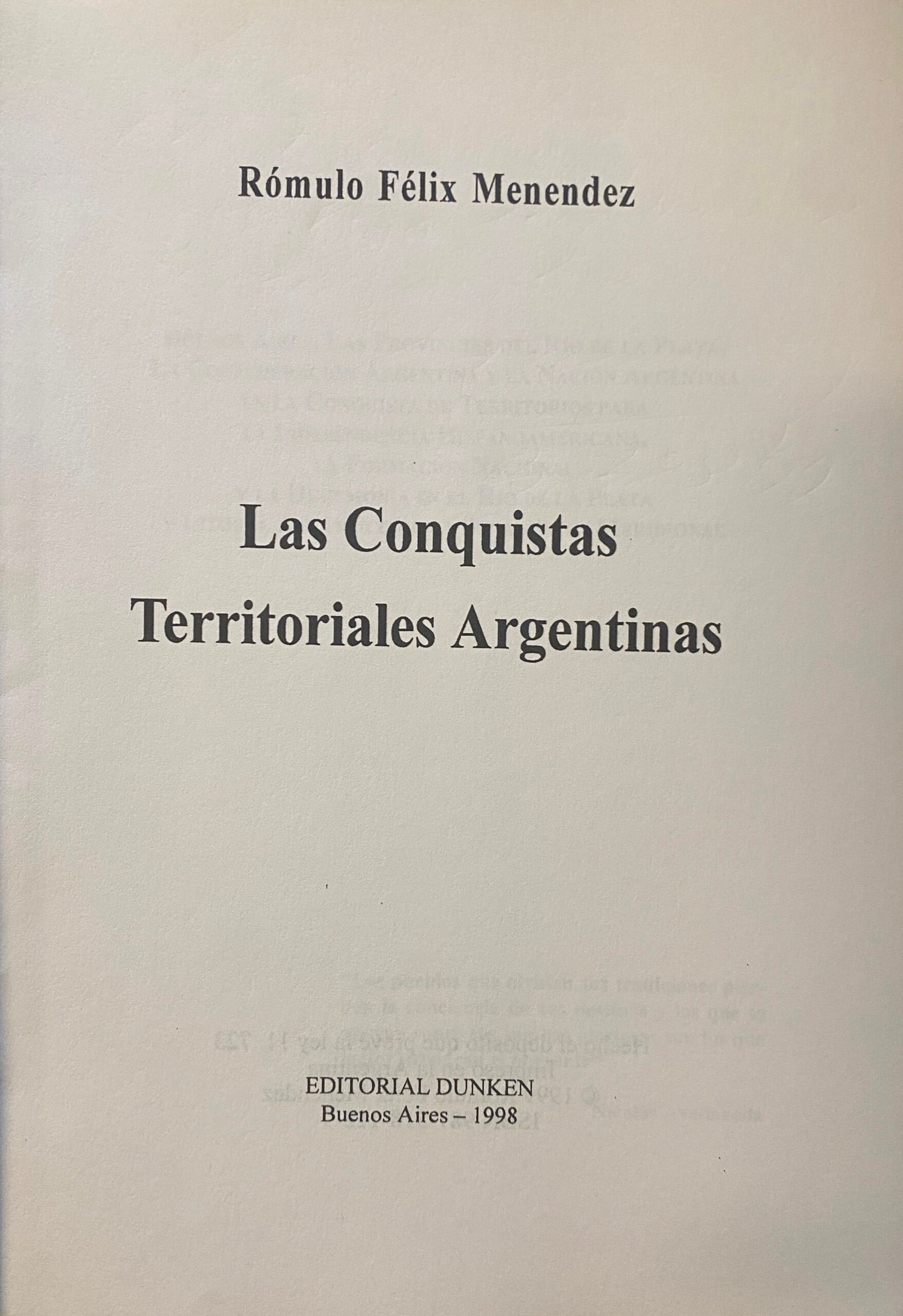 Las Conquistas Territoriales Argentinas