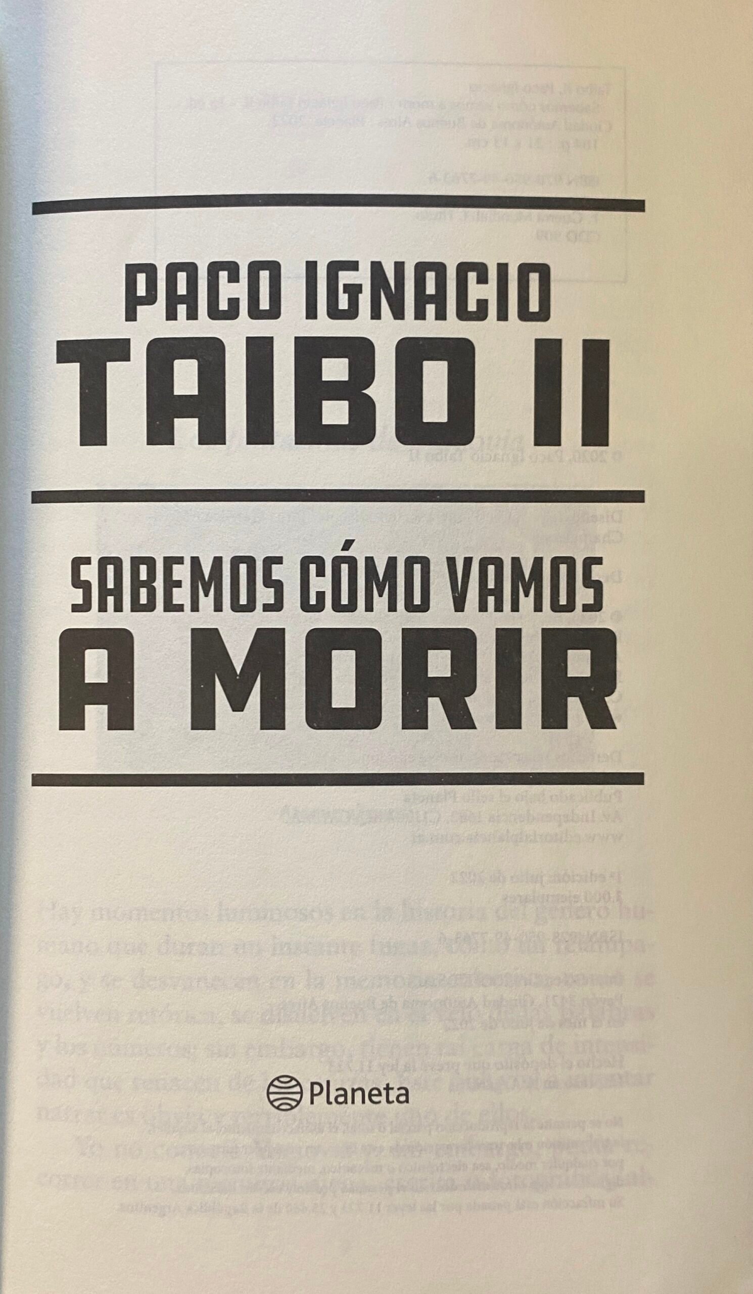 Sabemos Cómo Vamos A Morir