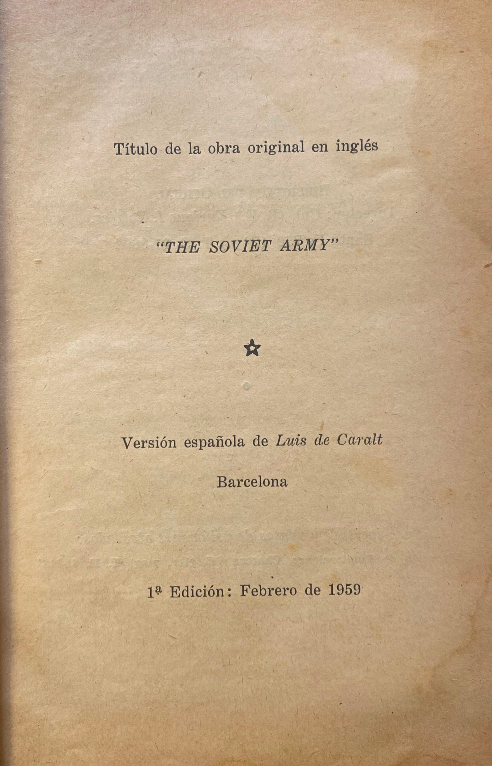 El Ejército Soviético