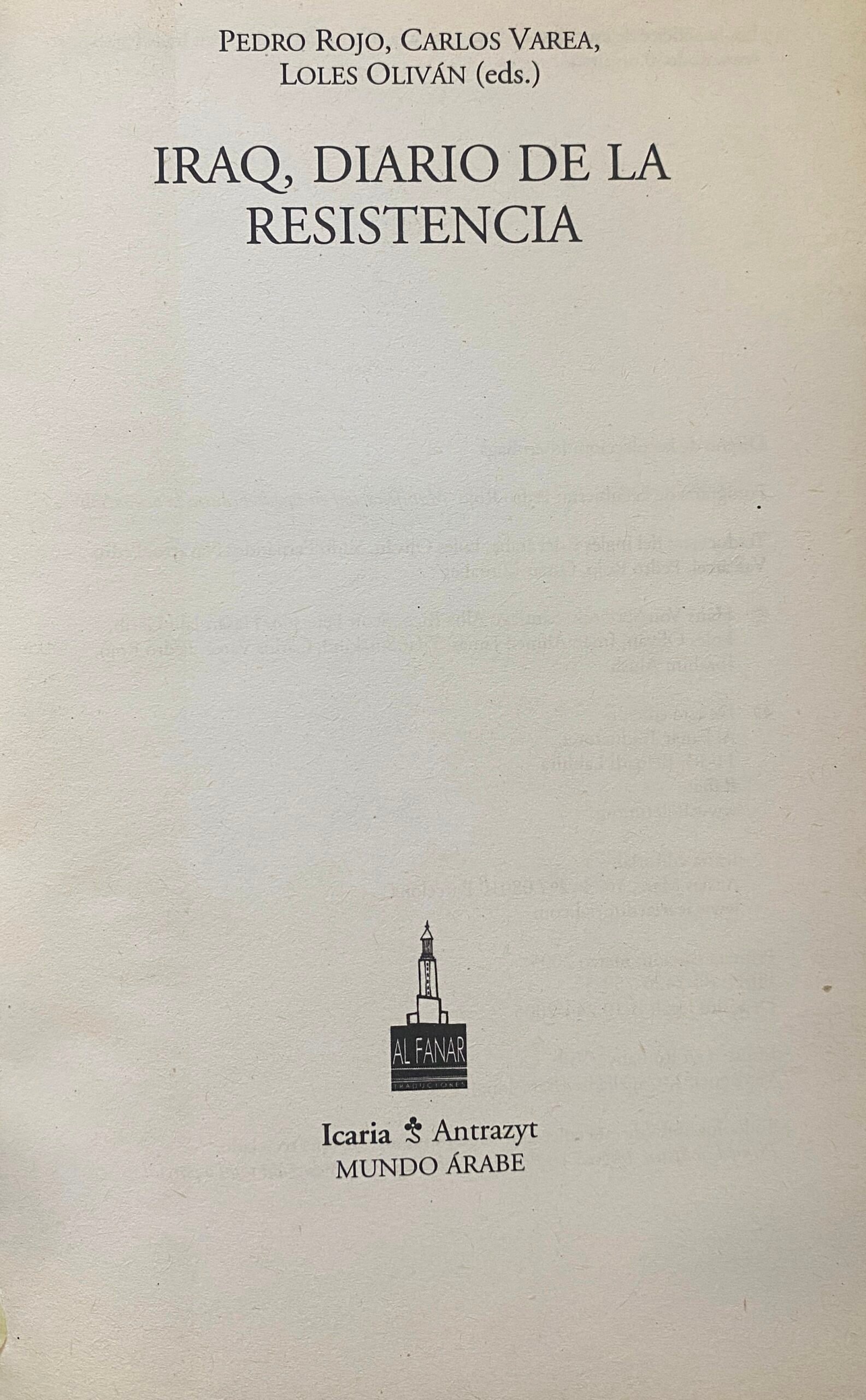 Iraq, Diario De La Resistencia