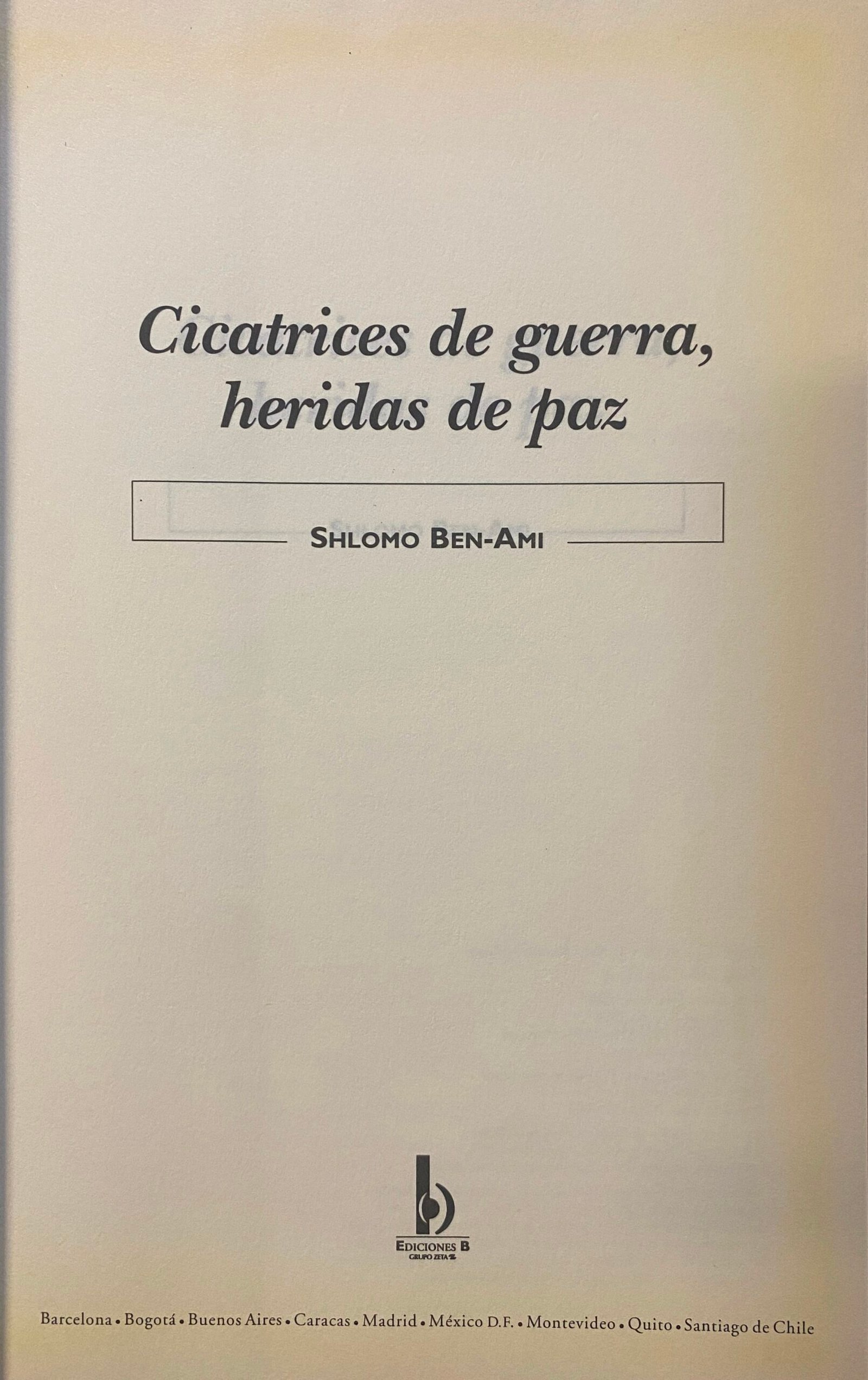 Cicatrices De Guerra, Heridas De Paz: La Tragedia Árabe-Israelí