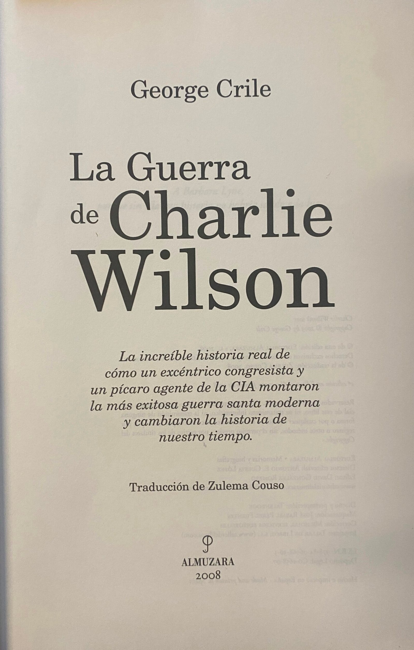 La Guerra De Charlie Wilson