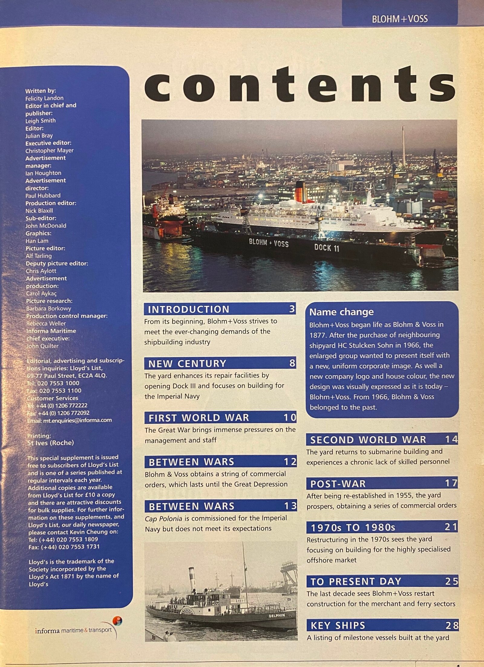 Folleto Lloyd's List June 2002